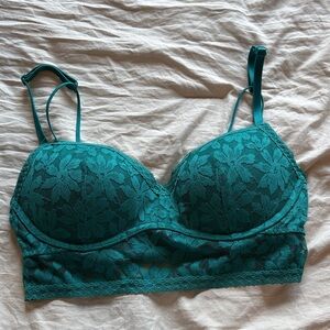 PINK lace push up bra